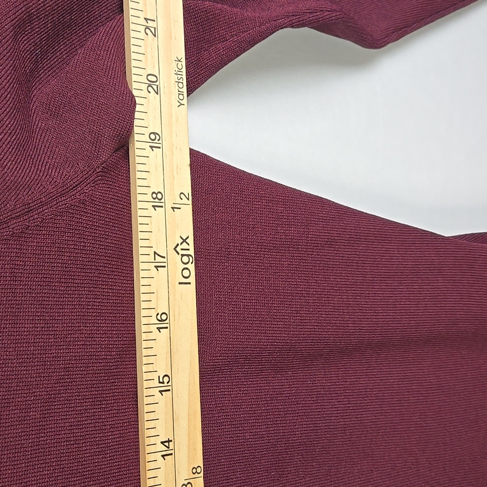 Lauren Ralph Lauren Womens Purple Knit Long Sleeve Dress Career Business Sz XL - Picture 10 of 11